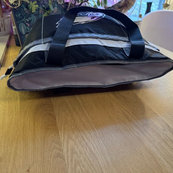 Philadelphia Eagles Double Handle Zippered Insulated Tote Bag, Black - Picture 6 of 11